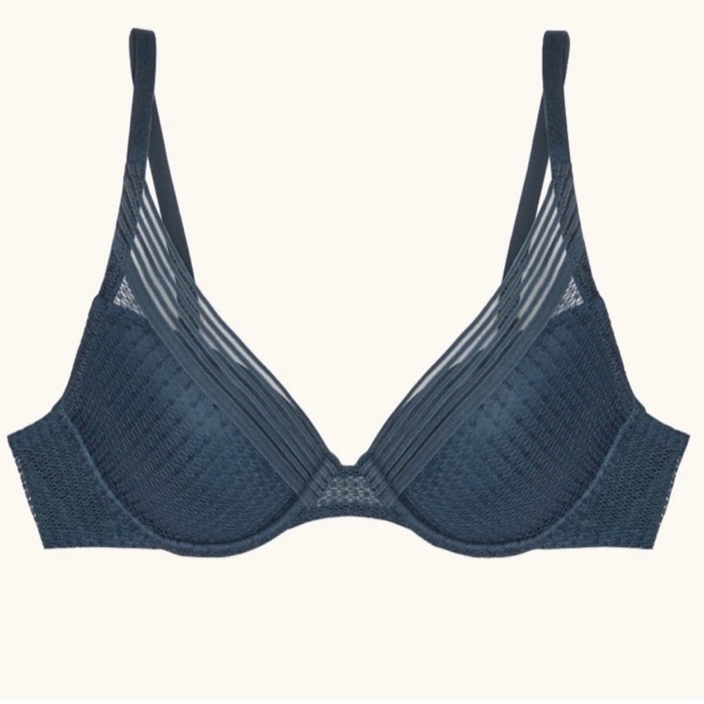 ThirdLove Modern Mesh Plunge Bra